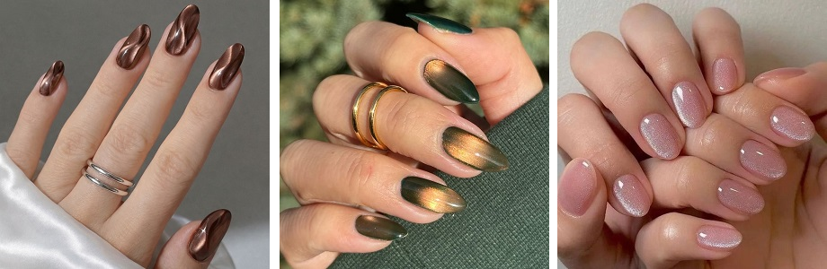 Cat eye manicure